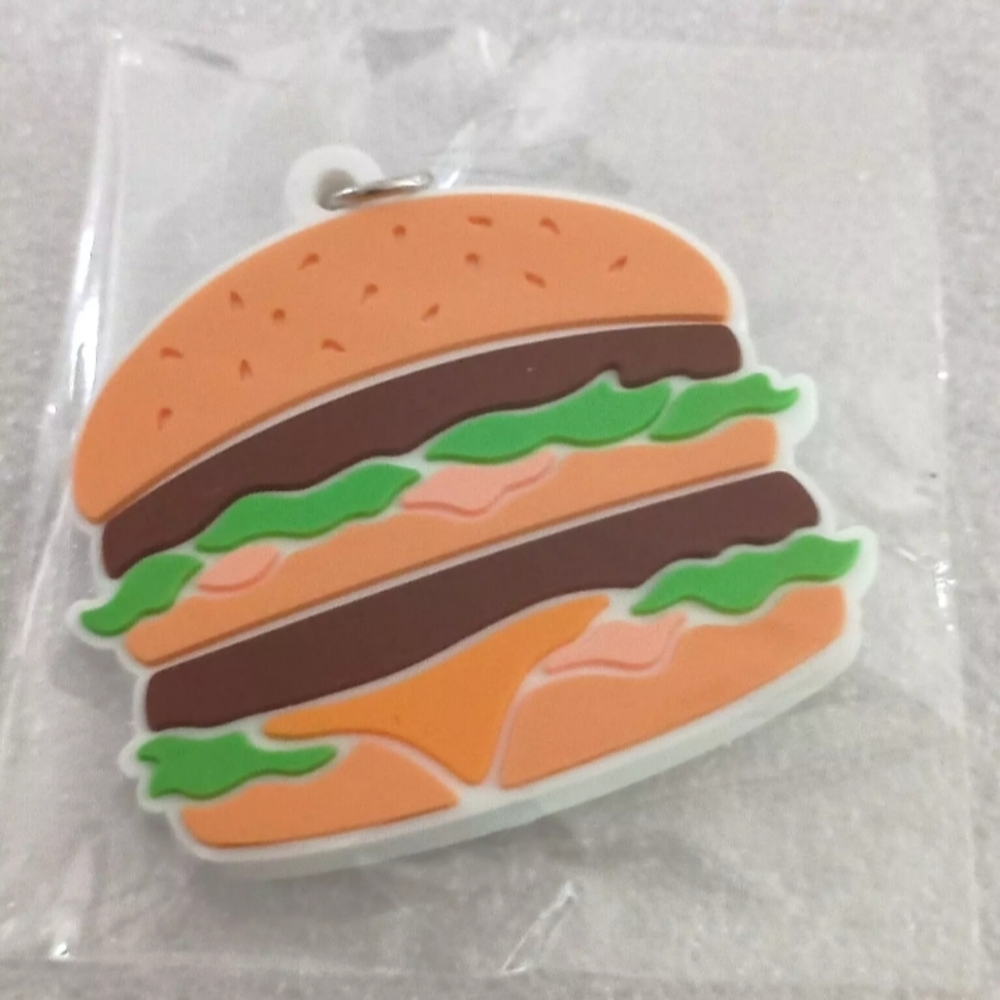 McDonald's Restaurants Big Mac Fast Food Employee Soft Key Chain NOS New